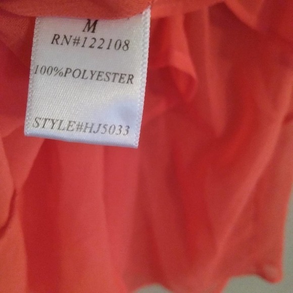 Mak B Lace Sheer Flutter Sleeve Pintucked Blouse - Picture 10 of 11